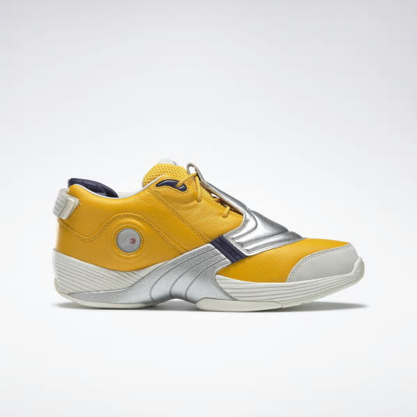 Reebok Answer V x Eric Emanuel Shoes For Men Colour:Yellow/Silver/White